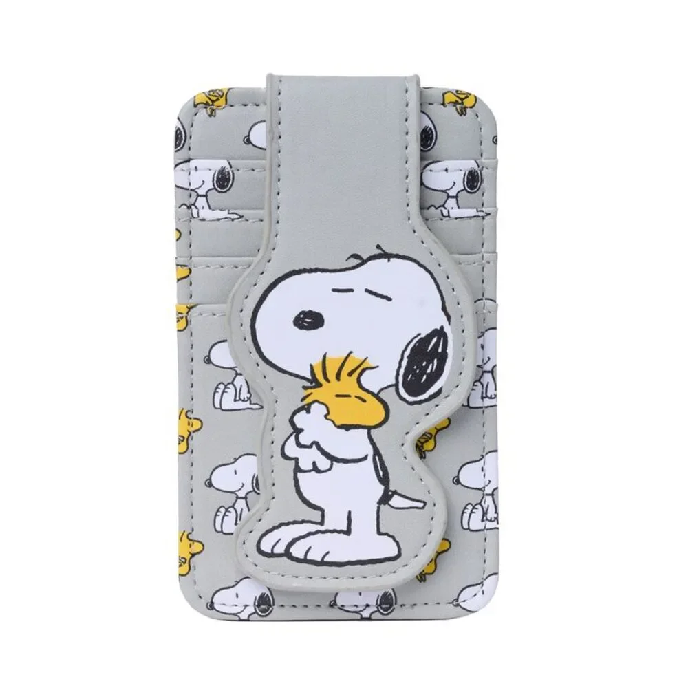 New Snoopy Woodstock ID Card Case Wallet Card Holder Women Slim Travel